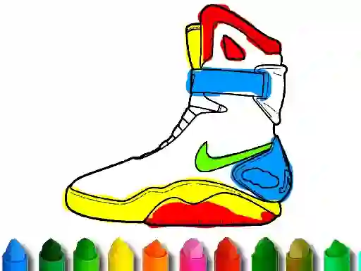 Joc Back To School: Shoe Coloring on-line