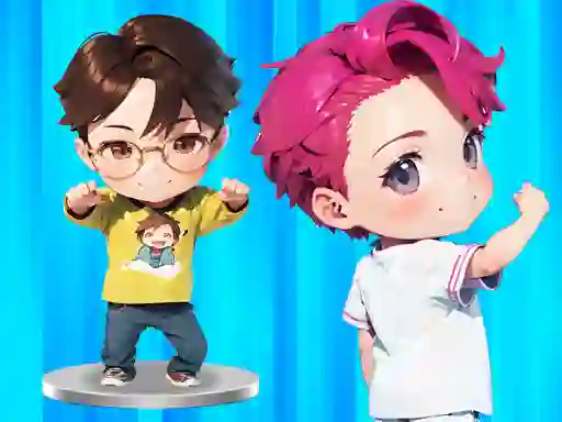 Joc BTS Chibi Claw Machine on-line