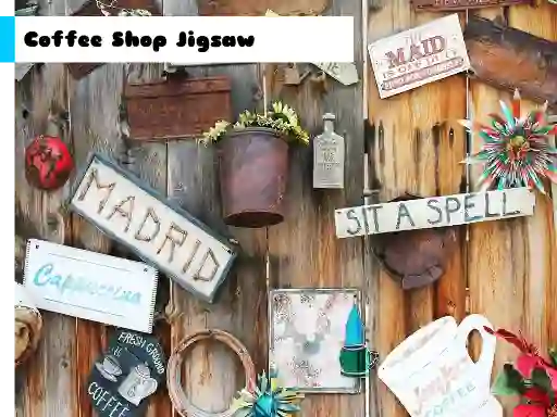 Joc Coffee Shop Jigsaw on-line