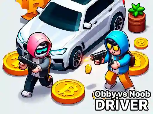 Joc Obby vs Noob Driver on-line