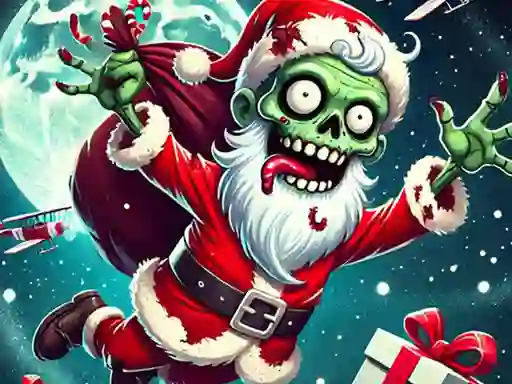 Joc Flappy Zombie Santa Christmas Game on-line