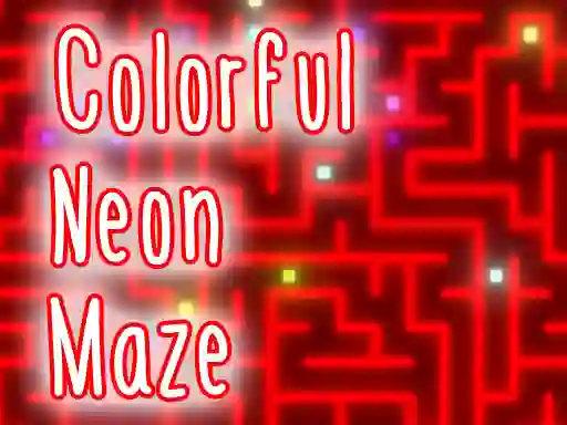 Joc Colorful Neon Maze on-line