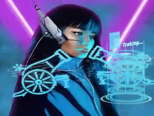 Joc Neon Cannon on-line