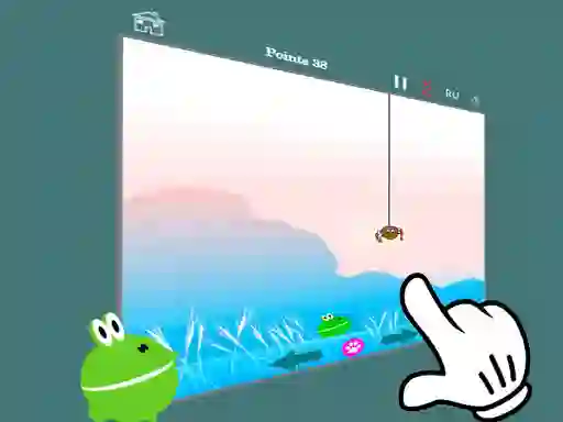 Joc Hunt feed the frog 2 on-line