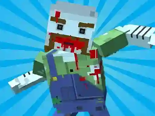 Joc Blocky Gun Warfare Zombie on-line