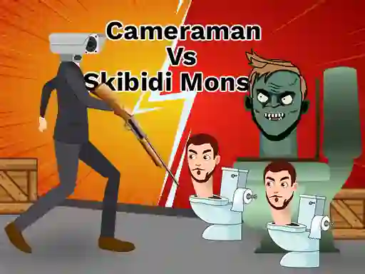 Joc Cameraman vs Skibidi Monster: Fun Battle on-line