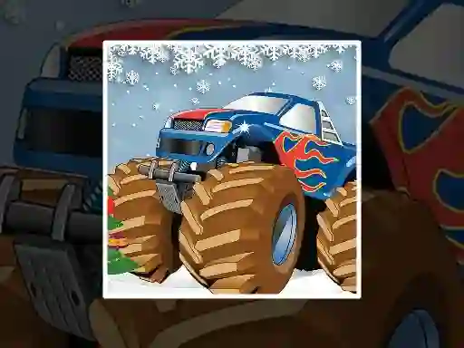 Joc Winter Monster Truck Puzzles on-line