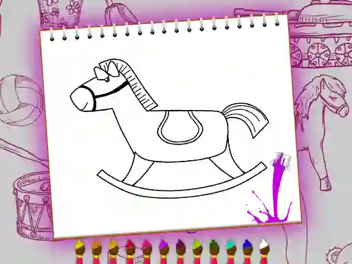 Joc Coloring Book: Toy Shop on-line