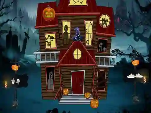 Joc Halloween Magic Lady Escape on-line