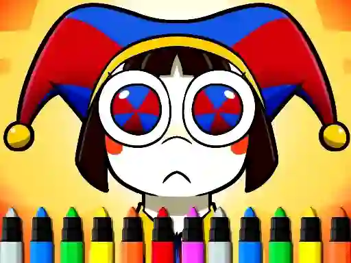Joc Digital Circus Coloring Adventure on-line