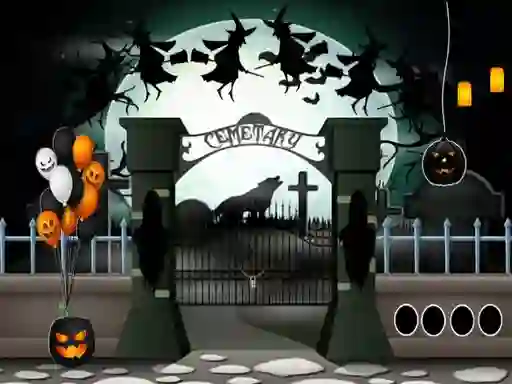 Joc Halloween Cemetery Escape 2 on-line