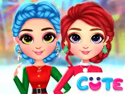 Joc Rainbow Girls Christmas Outfits on-line