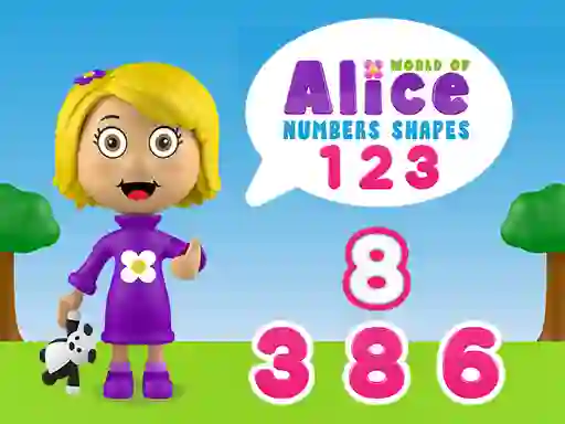 Joc World of Alice Numbers Shapes on-line