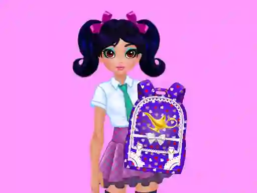 Joc Jasmine and Elsa School Bag Design Contest on-line