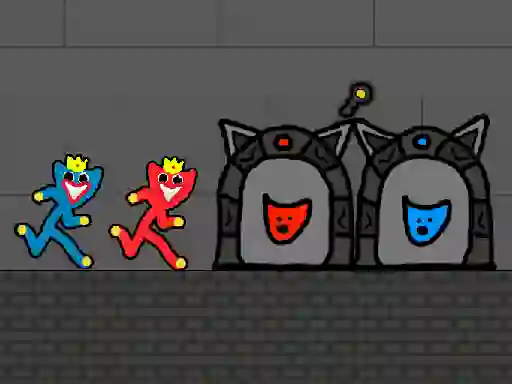 Joc Red and Blue Stickman Huggy 2 on-line