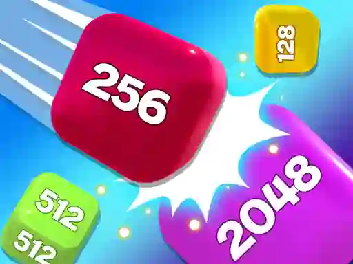 Joc Chain Cube 2048: 3D Merge Game on-line