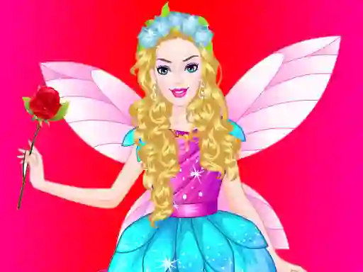 Joc Barbie Angel Dress up on-line