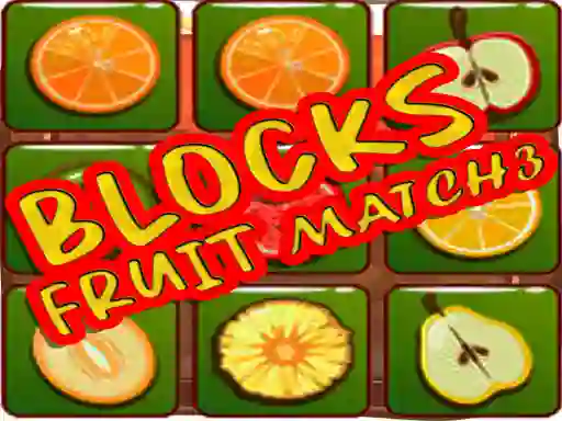 Joc Blocks Fruit Match3 on-line