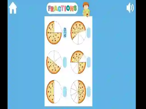 Joc Fractions on-line