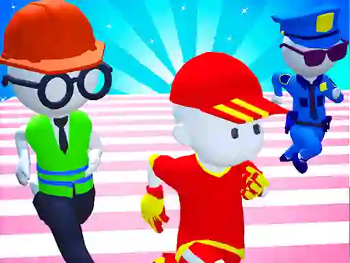 Joc Knockout Fall Guys 3D Run Royale Race on-line