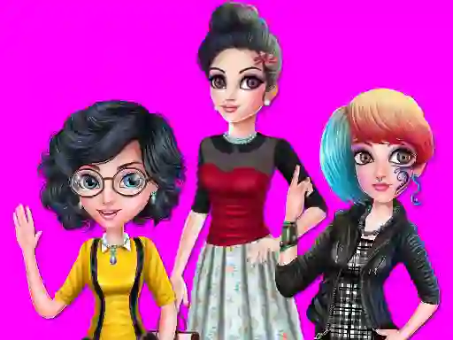 Joc College Girl Squad Fashion Dressup on-line