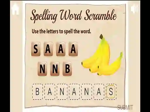 Joc Spelling Word Scramble on-line