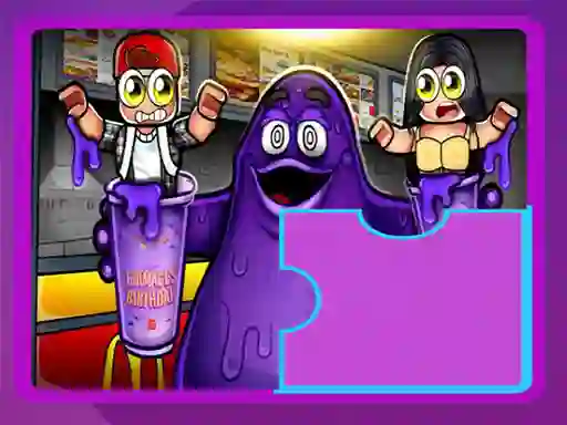 Joc Grimace Shake Puzzle on-line