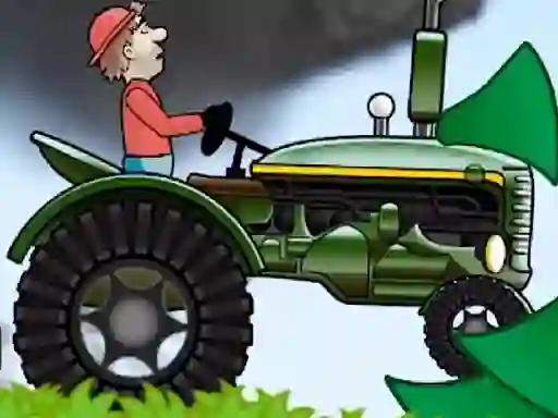 Joc Tractor Driving Hill Climb 2D on-line