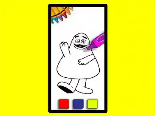 Joc Grimace Coloring Book on-line