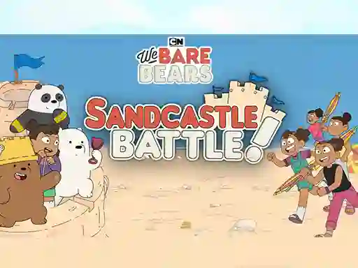 Joc Sandcastle Battle! We Bare Bears on-line