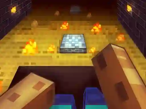 Joc Parkour in the cave 3D on-line