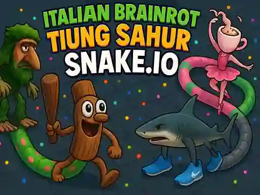 Joc Italian Brainrot Tung Sahur Snake.io on-line