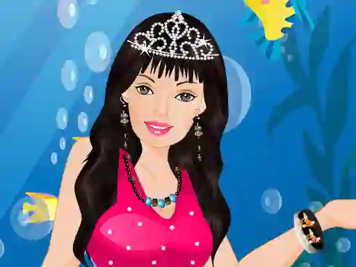 Joc Barbie Mermaid Dressup on-line