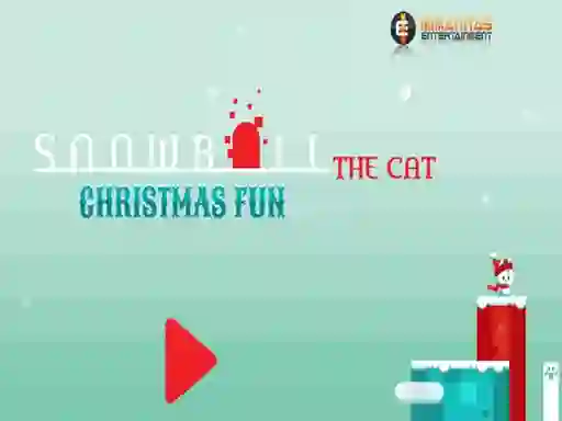 Joc Snowball The Cat Christmas Fun on-line