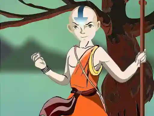 Joc Avatar Aang DressUp on-line