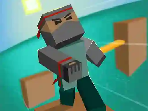 Joc Blocky Parkour Ninja on-line