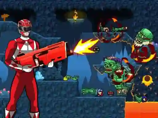Joc Power Rangers shoot Zombie on-line