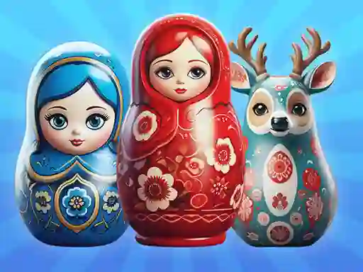 Joc Sort by Matryoshka Shelves! on-line
