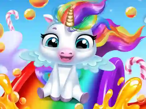 Joc Glitter Unicorn Dress Up Girls on-line