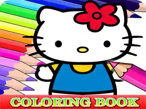Joc Coloring Book for Hello Kitty on-line