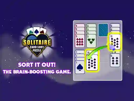Joc Solitaire Card Sort Puzzle on-line