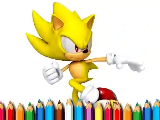Joc Sonic Coloring Book on-line