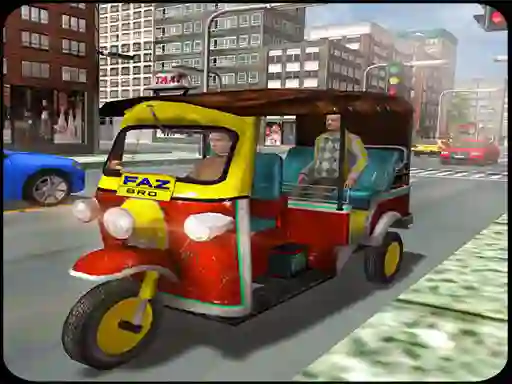 Joc Tuk Tuk City Driver 3D on-line