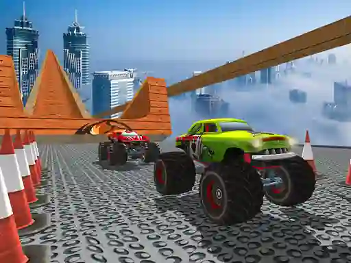 Joc Monster Truck Ramp on-line