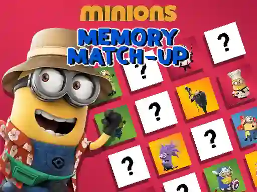 Joc Minions Memory Match Up on-line