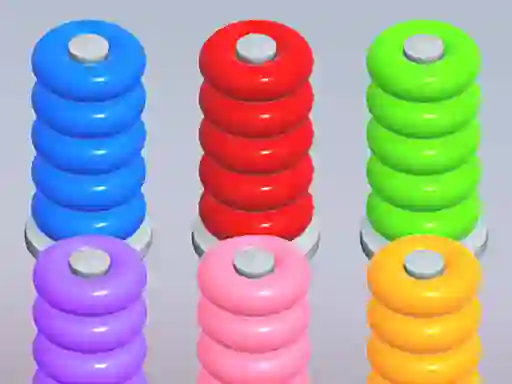 Joc Color Ring Sort on-line