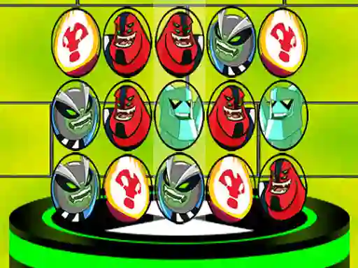 Joc Ben 10 Match 3 Aliens on-line
