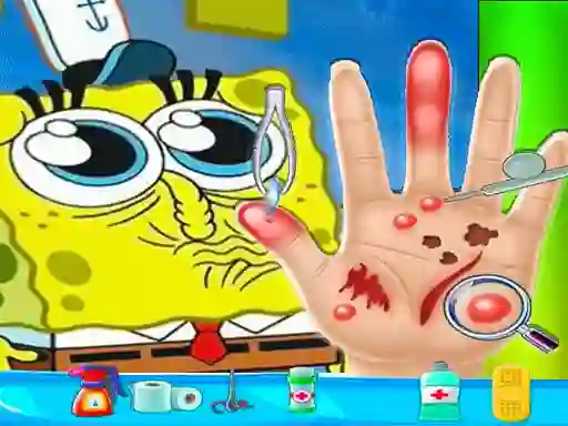 Joc Spongebob Hand Doctor on-line