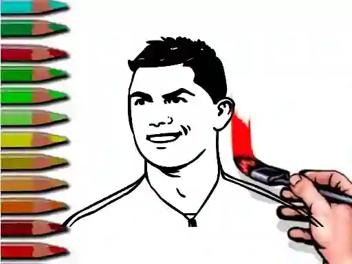 Joc Ronaldo Coloring Book on-line