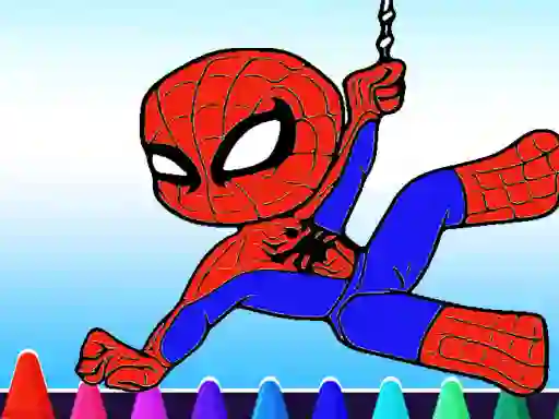 Joc Spiderman Coloring book on-line